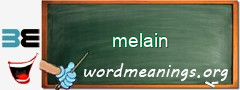 WordMeaning blackboard for melain